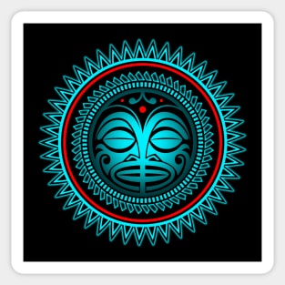 POLYNESIAN MASK 3B Sticker